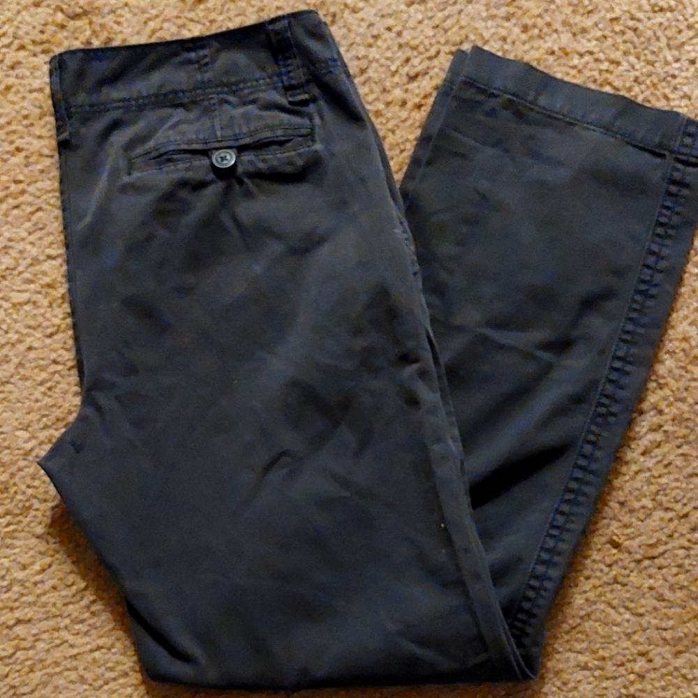 Black Khakis from the Old Navy